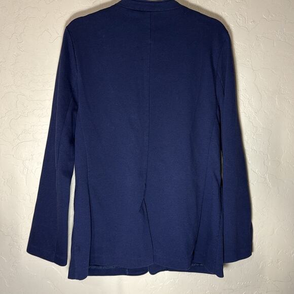 Banana republic women’s navy cotton blend one button blazer size XL. - Picture 6 of 6